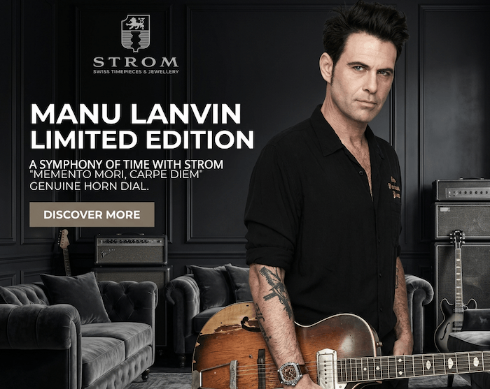 New watch ambassador Manu Lanvin