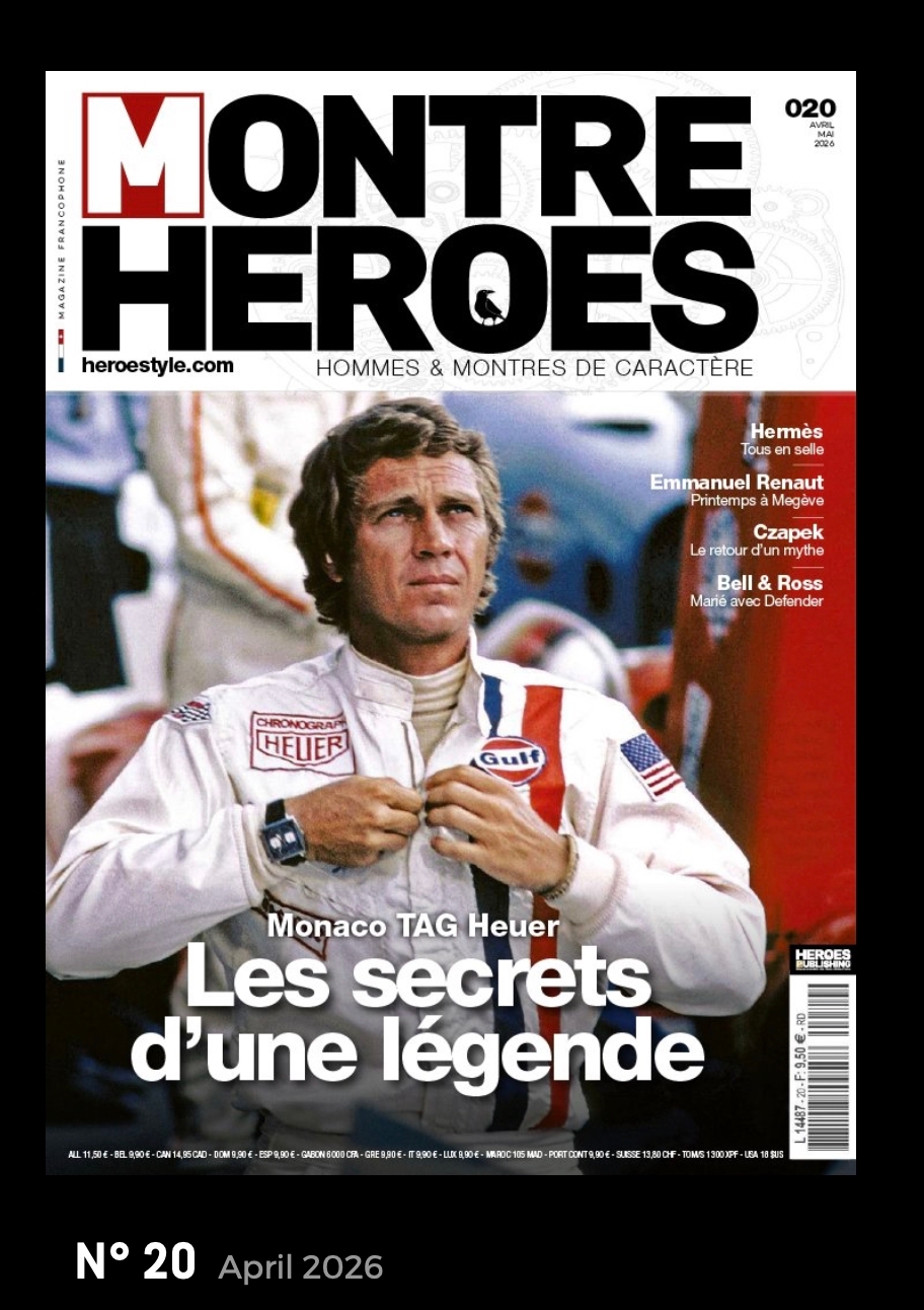 Brand Ambassador "Manu Lanvin" in Montre Heroes Magazine